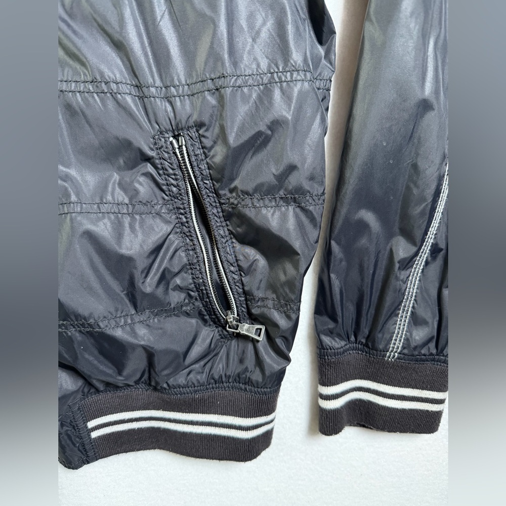 American Rag Men's Black Hooded Windbreaker - Picture 6 of 7